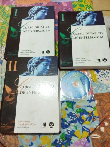 Curso didático de enfermagem 3 volumes