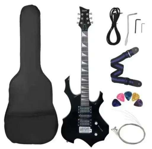 Guitarra warlock Prosperar Luthieria irin madeira maple acessorios alavanca captadores 2H 