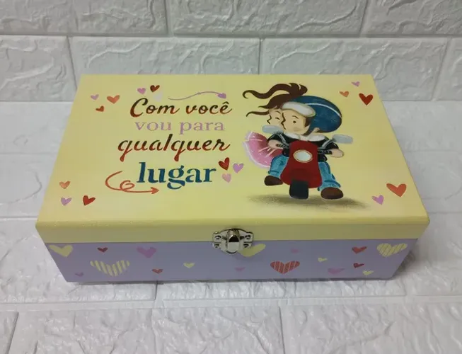 Caixa MDF namorados