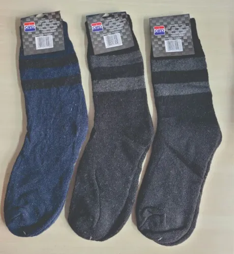 Meias Lã Acrílica Masculina Inverno Kit 2 pares (Novas)