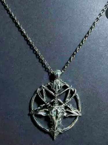 Pingente Baphomet jóia feminina