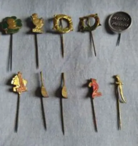 Alfinetes de lapela antigos 
