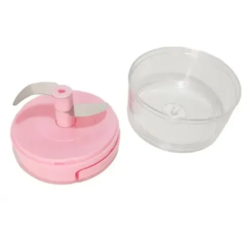 Mini Processador De Alim Manual 2 Lam 150ml 9cmx9cm Cor De Rosa Crs-1351