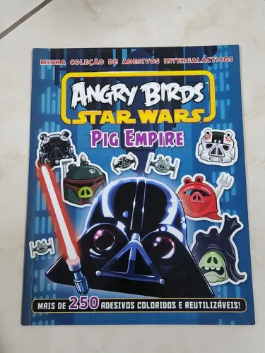 Angry Birds Star Wars Pig Empire revista de adesivos