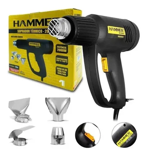 Soprador Termico Hammer 1700w 110v Gysp2000-110