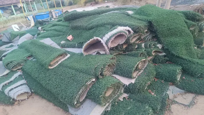 Grama sintética  nova e usada