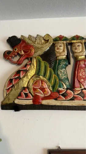 Painel de madeira chinês 