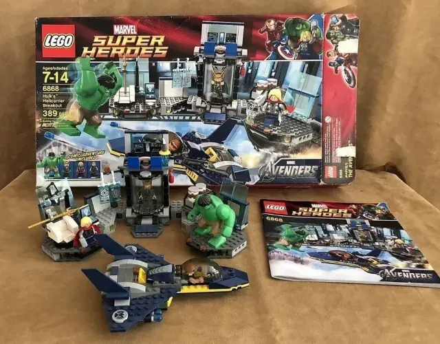 Lego Marvel Super Heroes 6868 Hulk Helicarrier Breakout