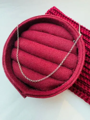 Elegância Atemporal: Colar Elo Português Fino em Prata 925