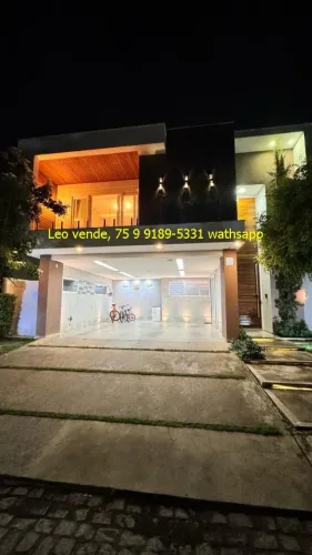 Leo vende, bairro Sim, 4 suítes, closet, piscina, goumert, mobiliada