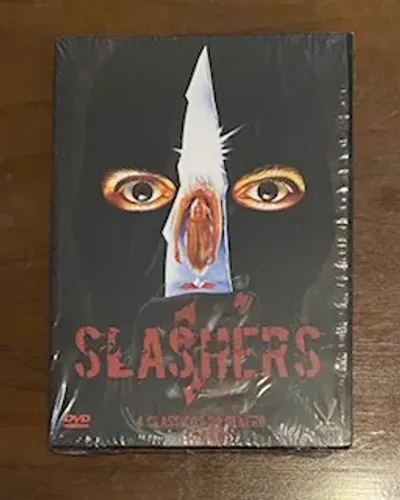 Box 2 DVDs Versátil: Slashers Vol.5 (Com 4 Cards Exclusivos e luva)