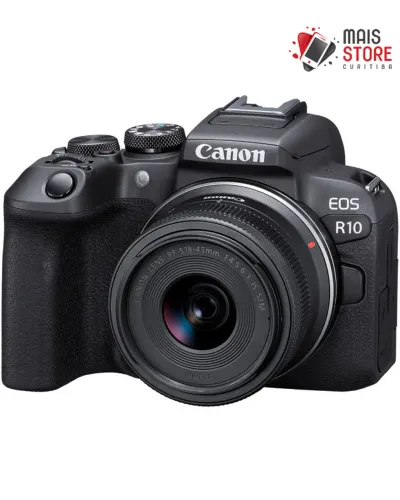 Câmera Canon Eos R10 Kit Com Lente Rf 18-45mm F/4.5-6.3 IS Stm