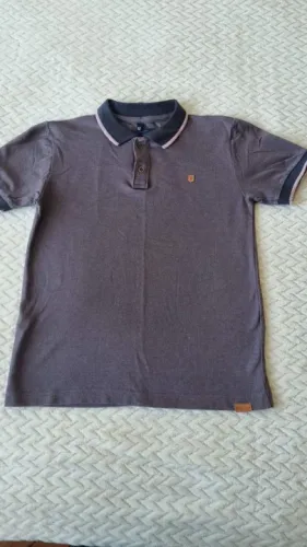 Polo Masculino Cinza