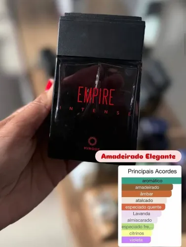 Empire Intense Hinode - Perfume Amadeirado Elegante