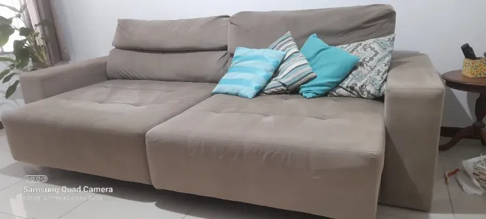 Sofá 4 lugares retrátil 2,60m