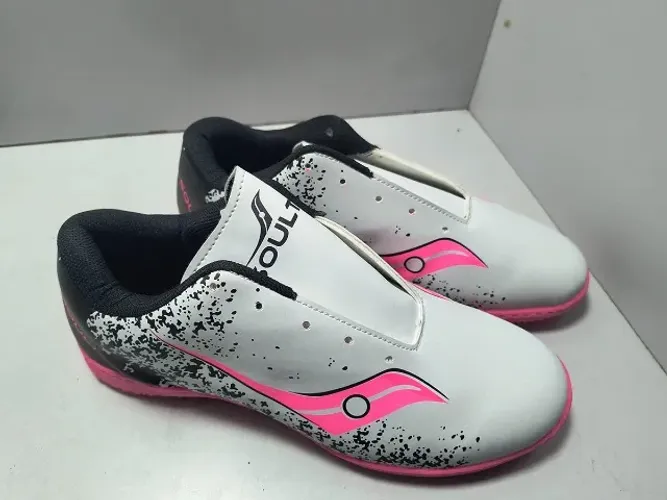 Chuteira Futsal Salao Quadra T 40 Pink Branco Soult Original