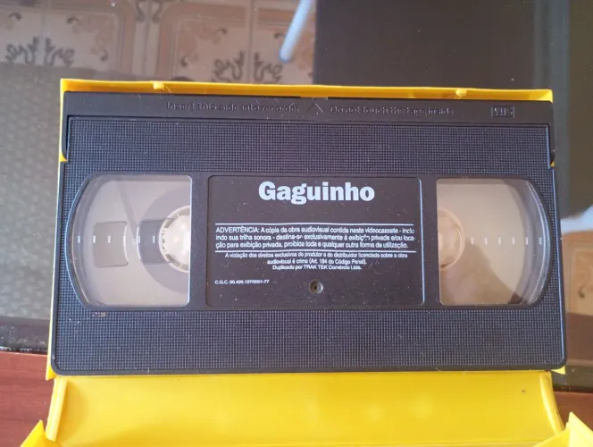 Fita VHS Gaguinho Dublado - Sem capa original