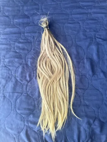 Extensão de cabelo loiro