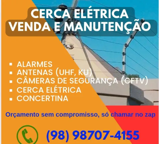 Cerca elétrica, vendas e manutenção