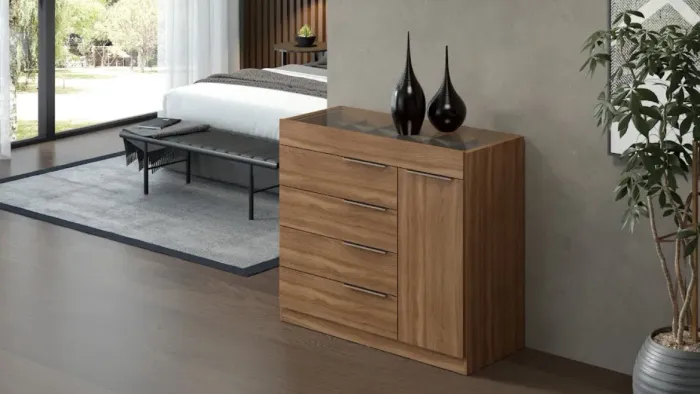 Cômoda 5 gavetas com porta !! Tr567m