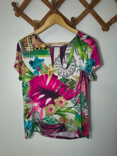 Blusa Estampada Colorida
