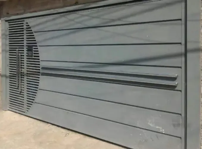 Portão Basculante 5.00x2.50 Ferro Galvanizado