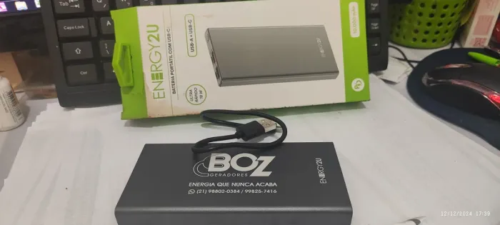 Carregador baterias Energy2U 10.000 mAh