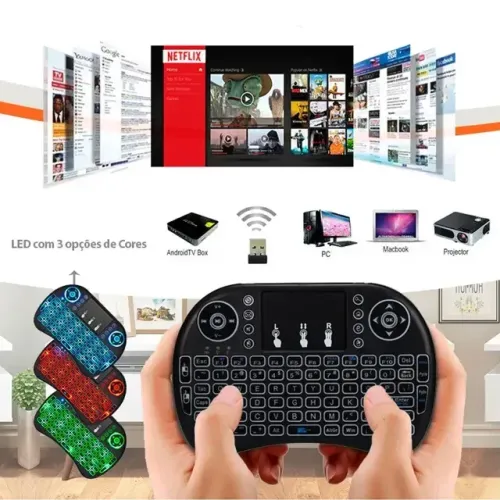 Controle Teclado Para Tv Box e Computador