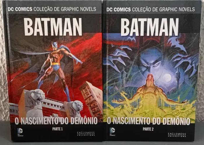 BATMAN O Nascimento do Demônio vol. 1 & 2 - Coleção Eaglemoss - Capa Dura