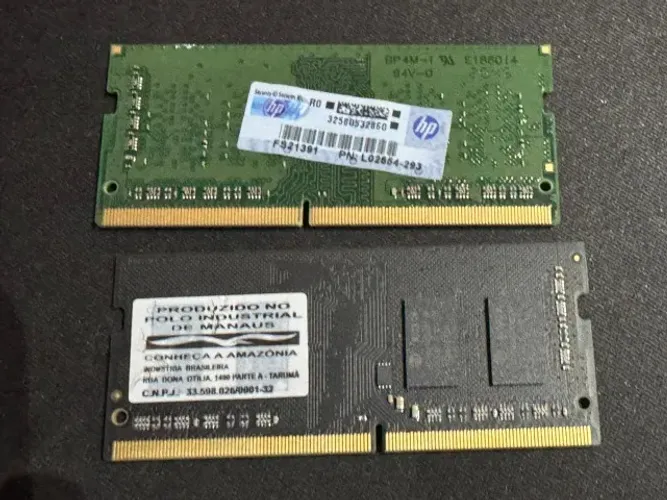 2 4Gb Memorias DDR4 2666MHZ notebook 8G total