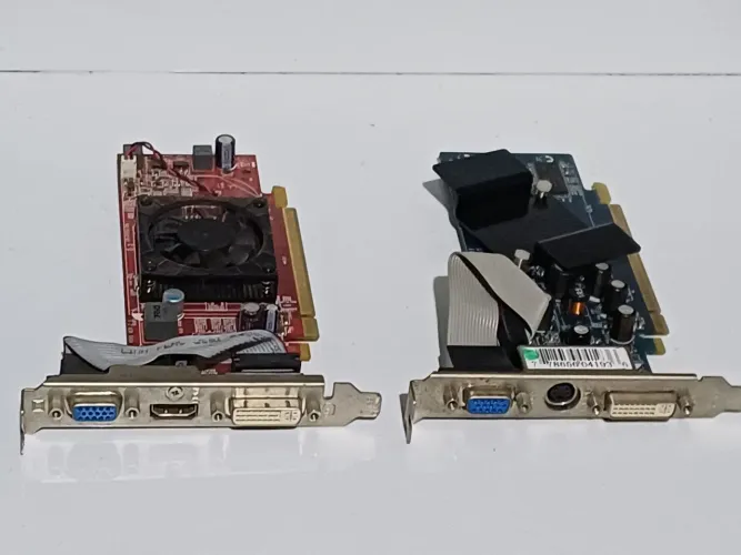 Placas de vídeos PCI Express 512mb e 256mb a partir de 50,00