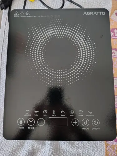 Cooktop Inducao-1 boca-127 w