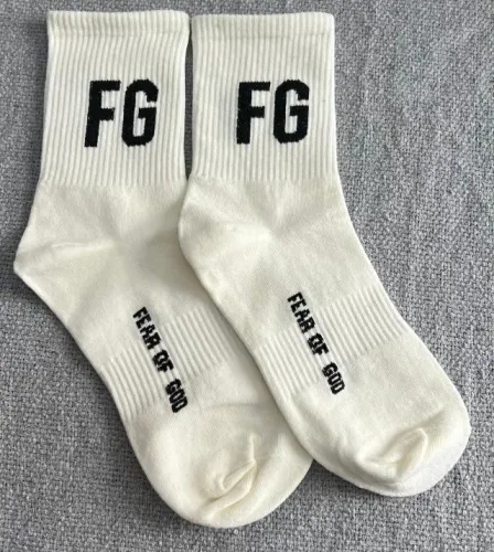 Meia Fear Of God Beige 100% Original