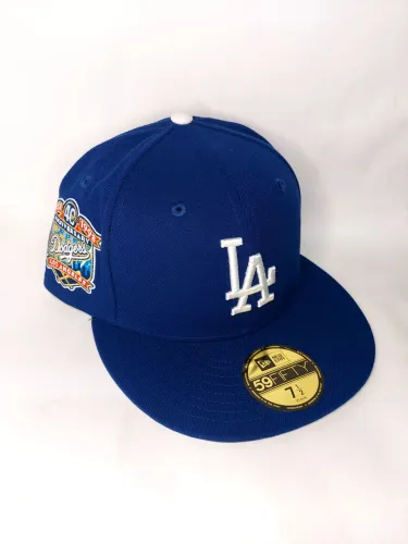 Boné Los Angeles Dodgers azul - New era - 59fifty - Baseball - Mlb - Anniversary