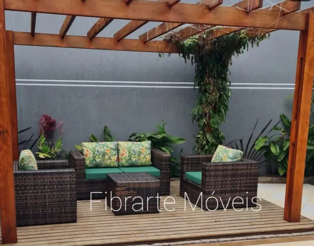 BLACK FRIDAY Sofá 2 lugares + 2 poltronas + Mesa de centro