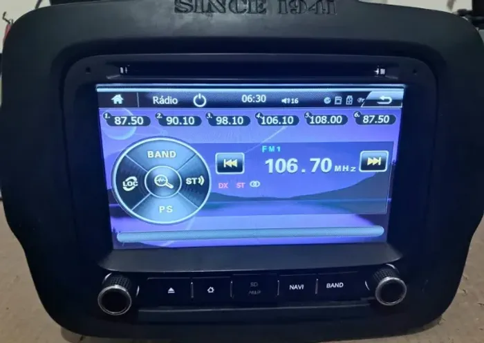 Multimídia Jeep Renegade Fiat Toro Uno Mobi Gps Bluetooth TV