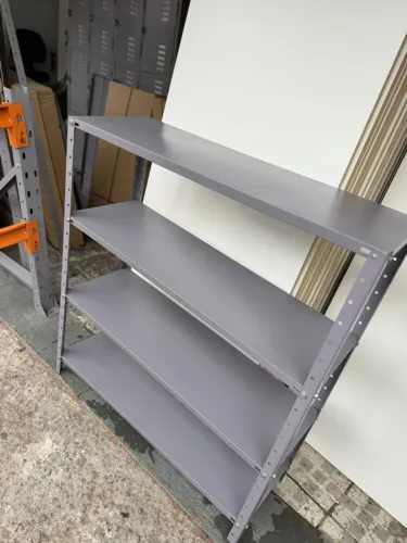 PRATELEIRAS DE AÇO NOVAS 0,30X0,92X0,99 LINHA LEVE 