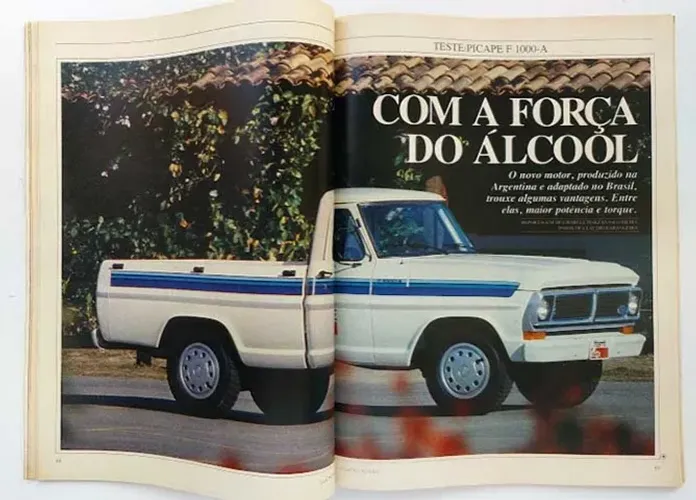 Revista Quatro Rodas - Santana Quantum 1986, Parati AP, F-1000 álcool