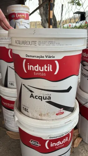 TINTA DE DEMARCAÇÃO VIÁRIA 18L INDUTIL AMARELA LACRADA