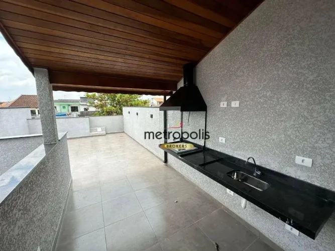 Cobertura à venda, 106 m² por R$ 651.000,00 - Vila Curuçá - Santo André/SP