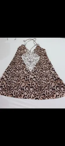Vestido de Oncinha Casual Rendado Novo...TAM G