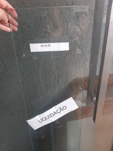 Prateleiras de vidro temperado R$ 55,00 - Liquidação