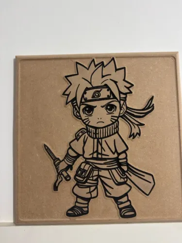 Quadro decorativo do Naruto 