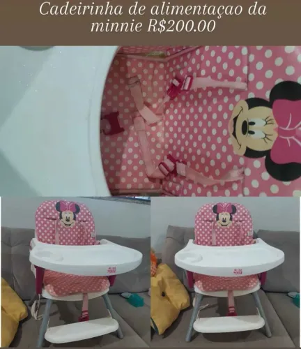 Vende - Se Cadeira De Alimentação Da Minnie !