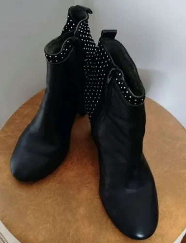 Bota Bottero couro preta - n.35