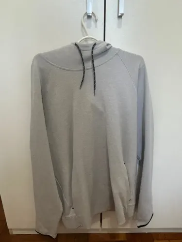 Moletom leve elástico cinza - Old Navy