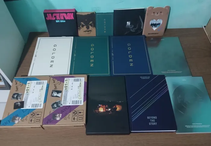 Lote álbuns bts