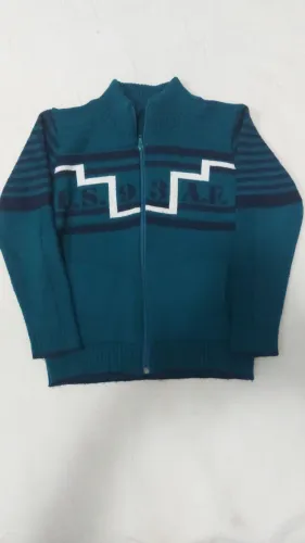 Casaco de linha infantil masculino