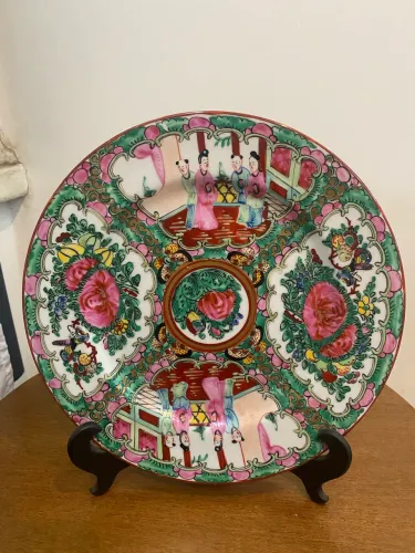 Conjunto de Pratos Chineses Porcelana - Antiguidade