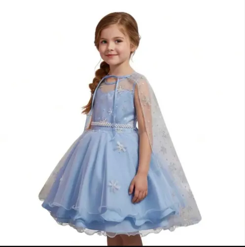 Vestido princesa - Frozen 3/4 anos